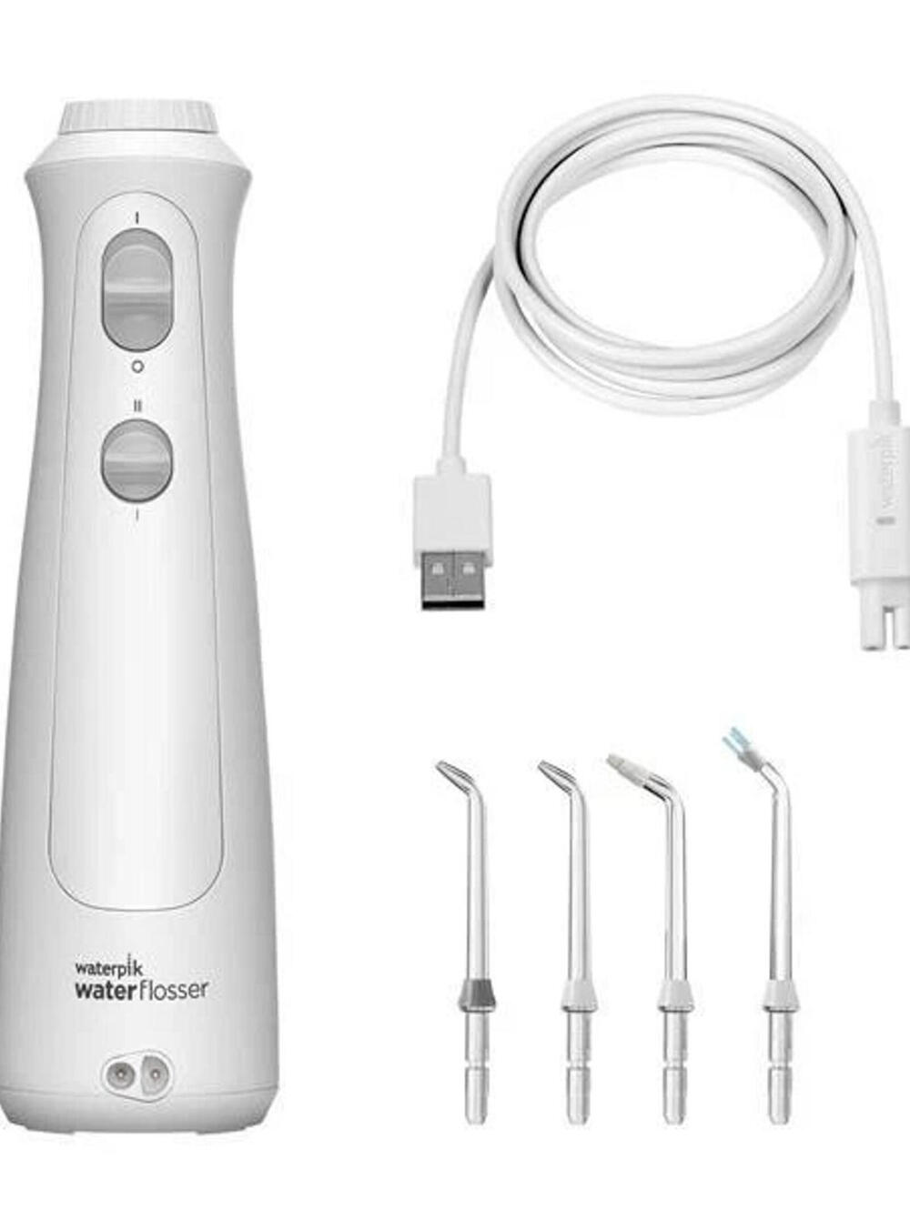 * One time used - Waterpik Waterflosser Cordless Pearl WF-13W White